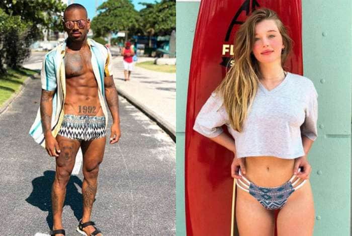Nego do Borel é visto aos beijos com ex de Thomaz Costa, Duda Reis - Reprodução Internet Nego do Borel é visto aos beijos com ex de Thomaz Costa, Duda Reis - Reprodução Internet