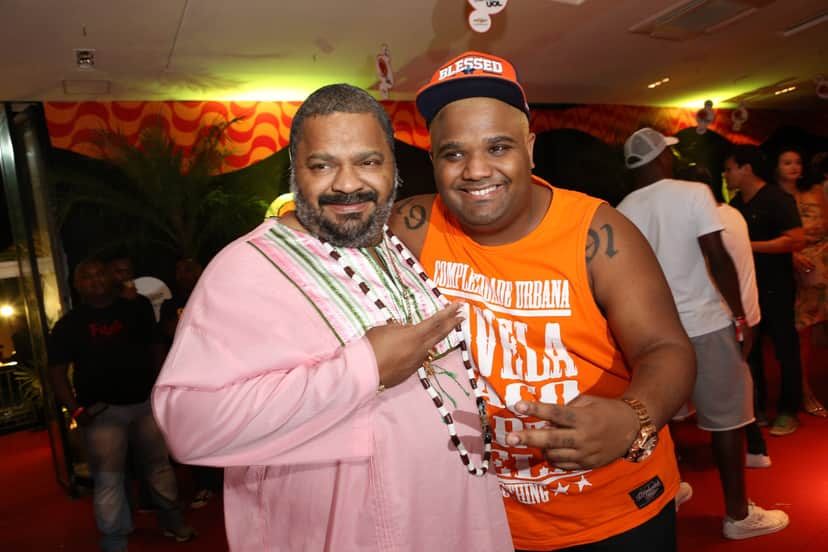 Arlindinho com o pai, Arlindo Cruz, antes da bariátrica (Foto: Reprodução) Arlindinho com o pai, Arlindo Cruz, antes da bariátrica (Foto: Reprodução)