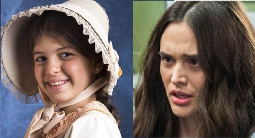 Maria Quitéria (Kiki) e Marocas em O Tempo Não Para (Foto: Globo/ Divulgação) Maria Quitéria (Kiki) e Marocas em O Tempo Não Para (Foto: Globo/ Divulgação)