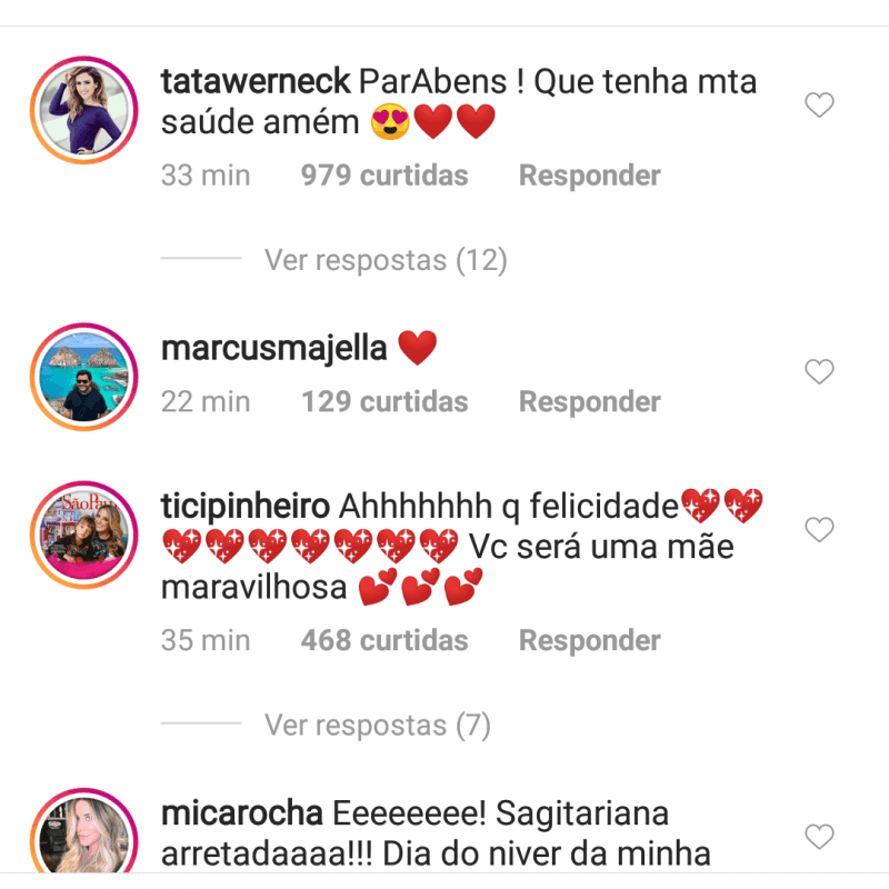 Famosos comemoram nascimento de Zoe, filha de Sabrina Sato e Duda Nagle (Foto: Divulgação) Famosos comemoram nascimento de Zoe, filha de Sabrina Sato e Duda Nagle (Foto: Divulgação)