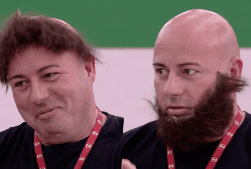 Louro José e Ana Maria Braga brincaram com barba postiça durante o Mais Você Louro José e Ana Maria Braga brincaram com barba postiça durante o Mais Você