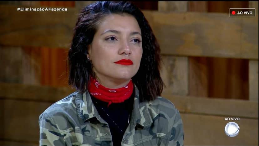 Gabi Prado ao ser eliminada em A Fazenda 10 Gabi Prado ao ser eliminada em A Fazenda 10