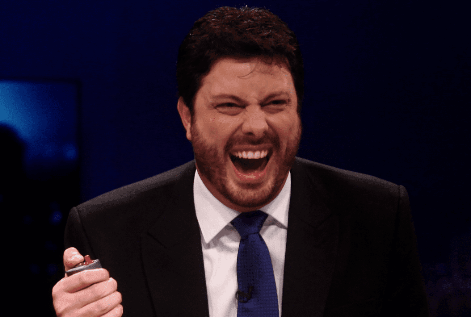 Danilo Gentili no seu The Noite, do SBT (Foto: Reprodução) Danilo Gentili no seu The Noite, do SBT (Foto: Reprodução)