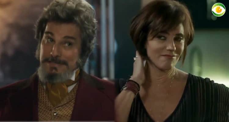 Carmen e Dom Sabino se apaixonaram em O Tempo Não Para Carmen e Dom Sabino se apaixonaram em O Tempo Não Para