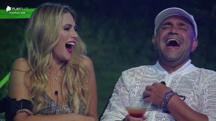 Evandro Santo e Nadja Pessoa na festa de A Fazenda Evandro Santo e Nadja Pessoa na festa de A Fazenda