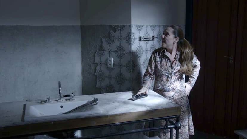 Judith em cena de O Sétimo Guardião (Foto: Divulgação) Judith em cena de O Sétimo Guardião (Foto: Divulgação)