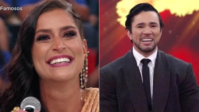 Maria Joana e Reginaldo Sama caíram no choro (Foto: Reprodução) Maria Joana e Reginaldo Sama caíram no choro (Foto: Reprodução)