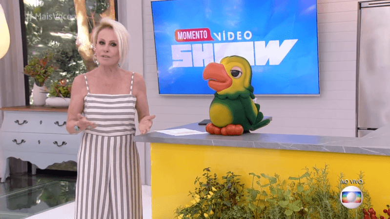 Ana Maria Braga no comando do Momento Vídeo Show no Mais Você (Foto: Reprodução/Globo) Ana Maria Braga no comando do Momento Vídeo Show no Mais Você (Foto: Reprodução/Globo)