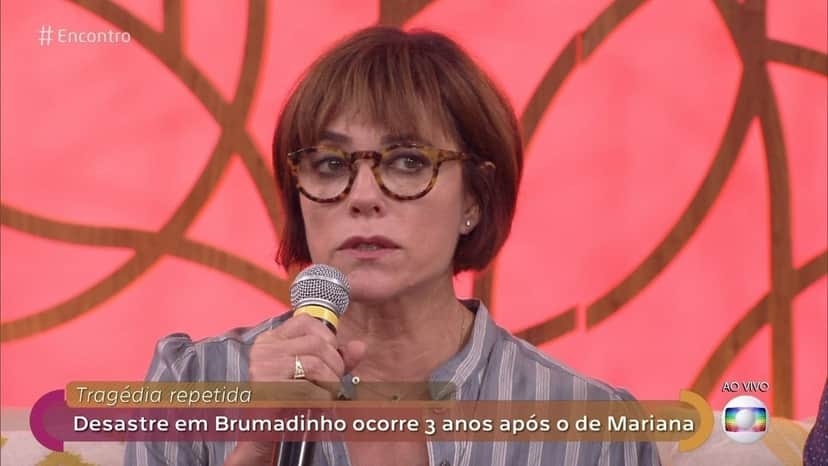 Christiane Torloni lamenta desastre em Brumadinho na Globo Christiane Torloni lamenta desastre em Brumadinho na Globo