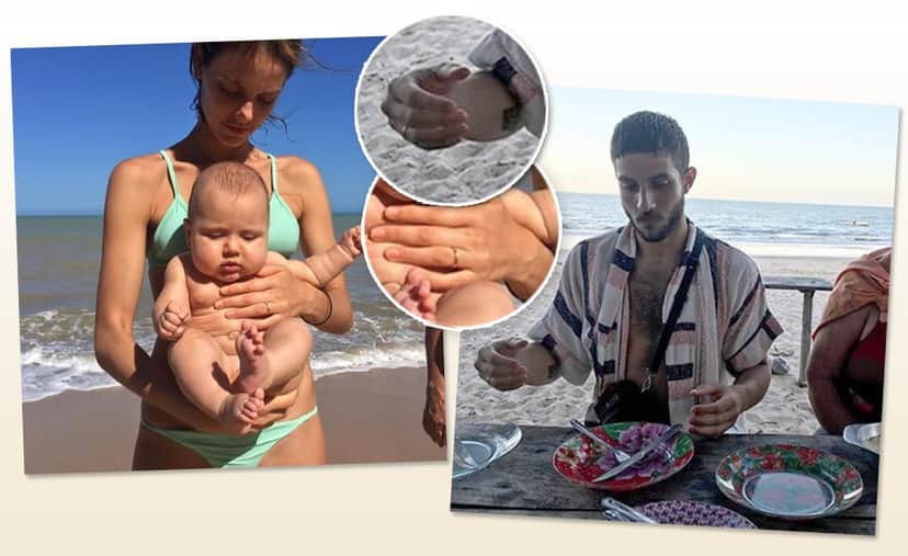 Laura Neiva e Chay Suede exibem aliança de compromisso || Créditos: Reprodução Instagram Laura Neiva e Chay Suede exibem aliança de compromisso || Créditos: Reprodução Instagram