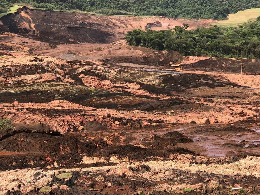 Barragem da mineradora Vale se rompe e atinge Brumadinho, em Minas Gerais (Foto: Divulgação) Barragem da mineradora Vale se rompe e atinge Brumadinho, em Minas Gerais (Foto: Divulgação)