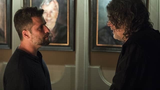 Gabriel (Bruno Gagliasso) e León (Eduardo Moscovis) em O Sétimo Guardião (Foto: Globo/Victor Pollak) Gabriel (Bruno Gagliasso) e León (Eduardo Moscovis) em O Sétimo Guardião (Foto: Globo/Victor Pollak)