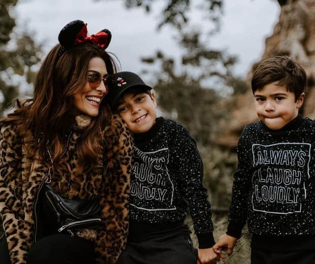 Juliana Paes e os filhos (Foto: Divulgação) Juliana Paes e os filhos (Foto: Divulgação)