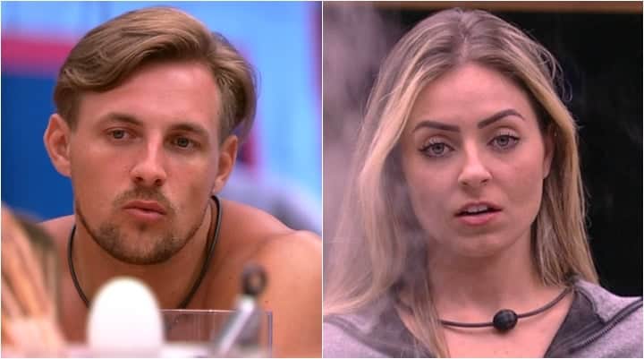 Diego aposta na saída de Paula no paredão da semana. (Foto: Reprodução/BBB) Diego aposta na saída de Paula no paredão da semana. (Foto: Reprodução/BBB)
