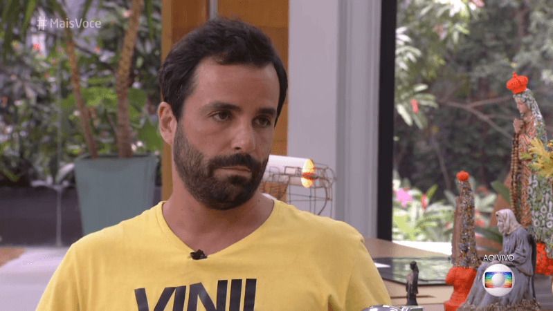 Vinícius durante participação no Mais Você (Foto: Reprodução/Globo) Vinícius durante participação no Mais Você (Foto: Reprodução/Globo)