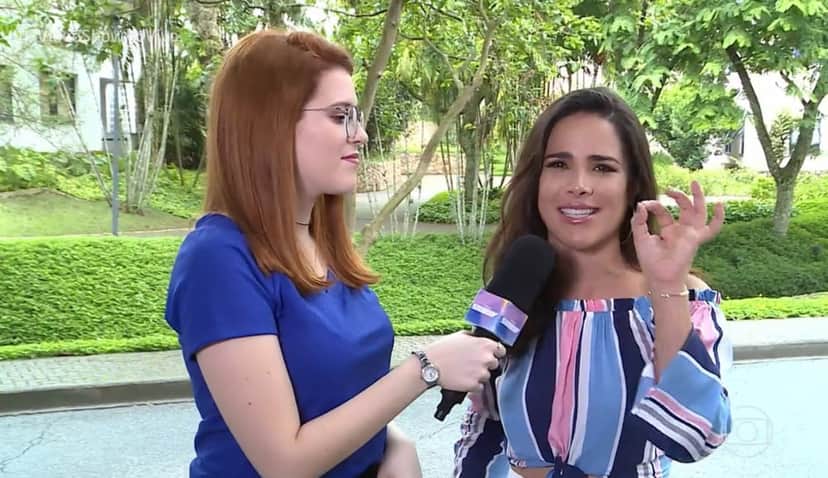 Wanessa Camargo falou sobre o casamento e paqueras em papo com Ana Clara, no 'Vídeo Show' — Foto: TV Globo Wanessa Camargo falou sobre o casamento e paqueras em papo com Ana Clara, no 'Vídeo Show' — Foto: TV Globo