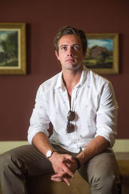 Daniel fica fascinado com o quadro de Julia Castelo exposto em museu em Espelho da Vida (Foto: Raquel Cunha/ Globo/ Divulgação) Daniel fica fascinado com o quadro de Julia Castelo exposto em museu em Espelho da Vida (Foto: Raquel Cunha/ Globo/ Divulgação)