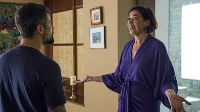 Gabriel discute com Valentina em O Sétimo Guardião (Foto: Stevam Avellar/ Globo/ Divulgação) Gabriel discute com Valentina em O Sétimo Guardião (Foto: Stevam Avellar/ Globo/ Divulgação)