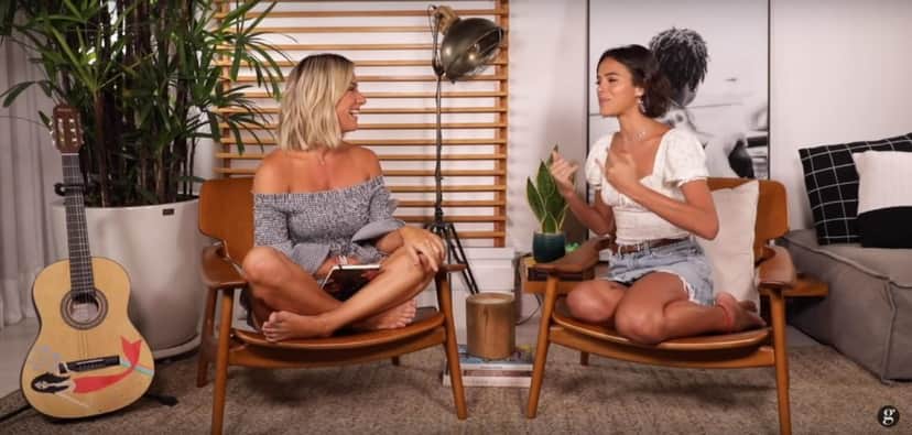 Bruna Marquezine gravou entrevista para Giovanna Ewbank Bruna Marquezine gravou entrevista para Giovanna Ewbank