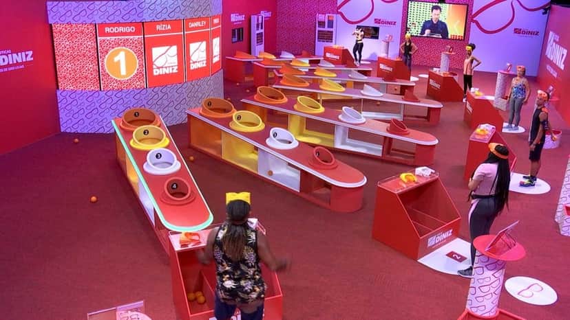 Prova no BBB19 (Foto: Reprodução) Prova no BBB19 (Foto: Reprodução)