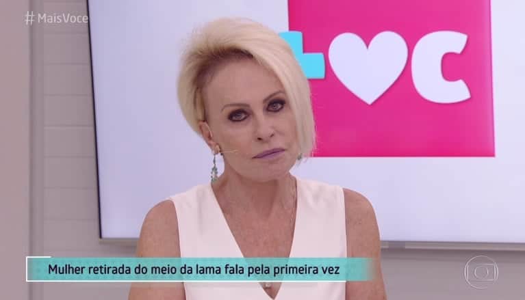 Ana Maria Braga se emocionada Ana Maria Braga se emocionada