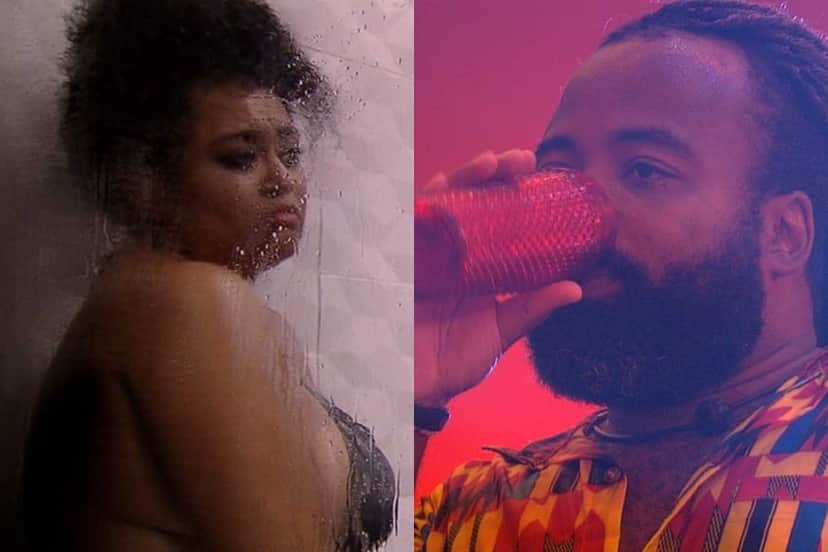 Rízia e Rodrigo no BBB19, da Globo (Foto: Reprodução) Rízia e Rodrigo no BBB19, da Globo (Foto: Reprodução)