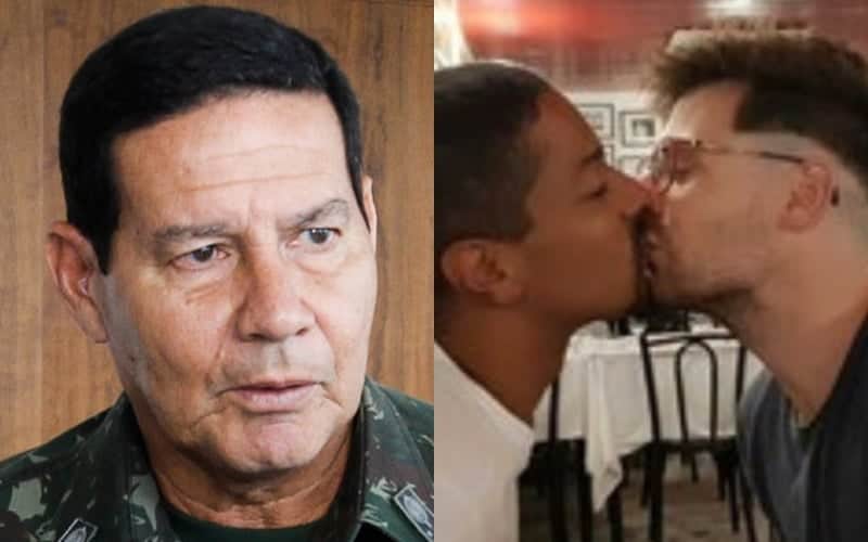 Vice de Bolsonaro ficou em choque com os atores da Globo (Foto: Reprodução) Vice de Bolsonaro ficou em choque com os atores da Globo (Foto: Reprodução)