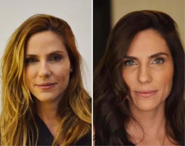 Rafaela Mandelli antes e depois da mudança no visual (Foto: Reprodução) Rafaela Mandelli antes e depois da mudança no visual (Foto: Reprodução)