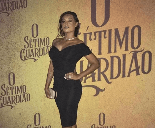 Mila Carmo em O Sétimo Guardião (Foto: Reprodução) Mila Carmo em O Sétimo Guardião (Foto: Reprodução)