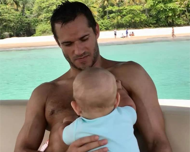 Paulo Rocha com o filho (Foto: Reprodução) Paulo Rocha com o filho (Foto: Reprodução)