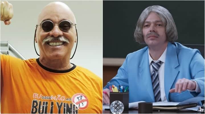 Paulo Cintura criticou remake da Escolinha na Globo. (Foto: Montagem/Reprodução) Paulo Cintura criticou remake da Escolinha na Globo. (Foto: Montagem/Reprodução)