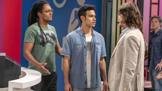 Orlando, Sérgio Malheiros e Rafael Vitti na novela da Globo, verão 90 (Foto: Reprodução / Globo) Orlando, Sérgio Malheiros e Rafael Vitti na novela da Globo, verão 90 (Foto: Reprodução / Globo)