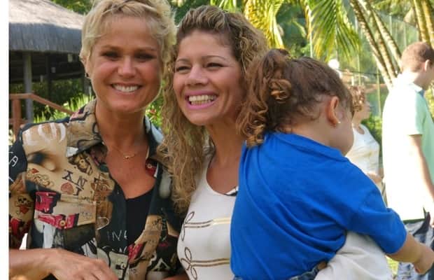 Xuxa e ex-paquita Cátia Paganote (Foto: Divulgação/Globo) Xuxa e ex-paquita Cátia Paganote (Foto: Divulgação/Globo)