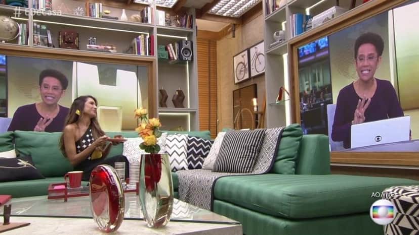 Zileide Silva falou sobre omeme dos três reais (Foto: TV Globo) Zileide Silva falou sobre omeme dos três reais (Foto: TV Globo)