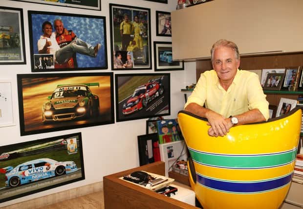 Otávio Mesquita em sua mansão (Foto: Divulgação) Otávio Mesquita em sua mansão (Foto: Divulgação)
