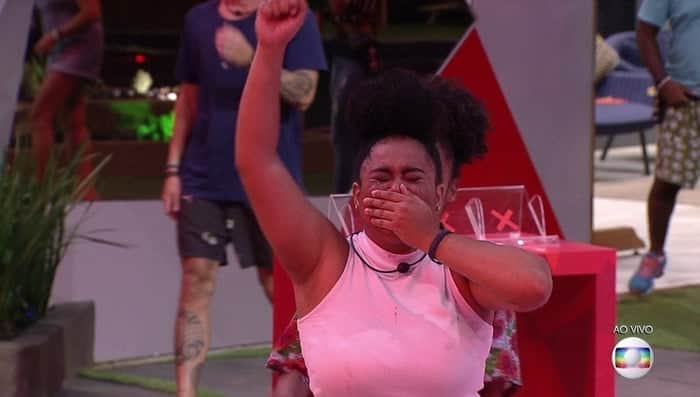 Rízia na Prova do Líder do BBB19 (Foto: Reprodução/Globo) Rízia na Prova do Líder do BBB19 (Foto: Reprodução/Globo)