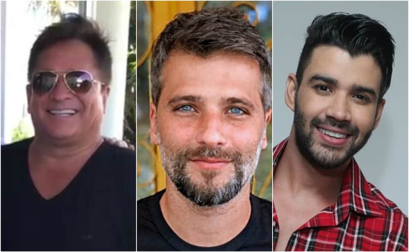 Leonardo, Bruno Gagliasso e Gusttavo Lima (Foto: Montagem/TV Foco) Leonardo, Bruno Gagliasso e Gusttavo Lima (Foto: Montagem/TV Foco)