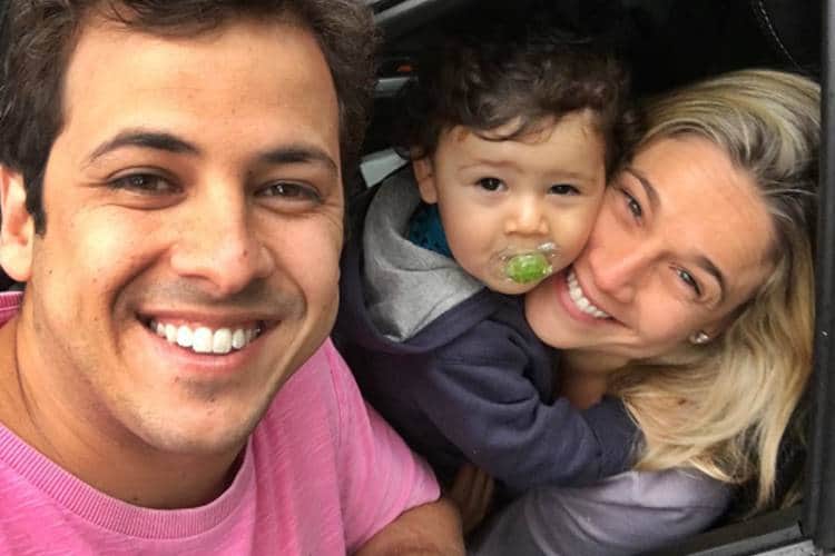 Há alguns anos, Fernanda e o ex marido Há alguns anos, Fernanda e o ex marido