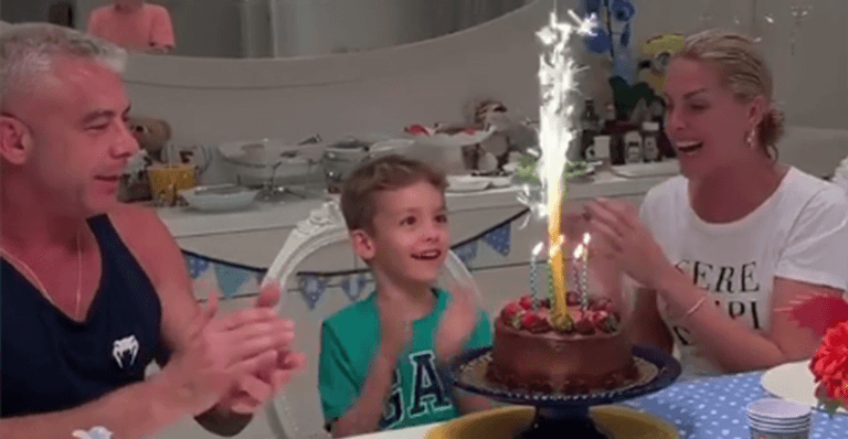 Ana Hickmann, Alexandre Correa e o filho (Foto: Reprodução/Instagram) Ana Hickmann, Alexandre Correa e o filho (Foto: Reprodução/Instagram)