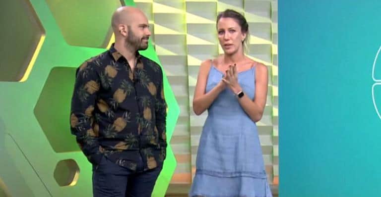 Bárbara foi as lágrimas ao vivo no Esporte Espetacular (Foto: Reprodução) Bárbara foi as lágrimas ao vivo no Esporte Espetacular (Foto: Reprodução)