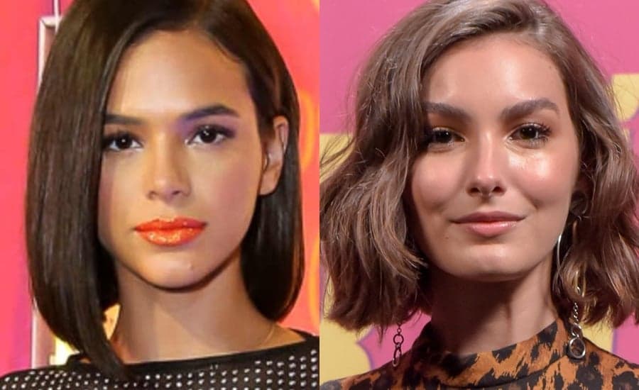 Bruna Marquezine e Marina Moschen (Foto: Reprodução) Bruna Marquezine e Marina Moschen (Foto: Reprodução)