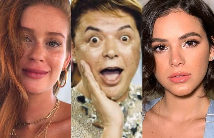 Marina Ruy Barbosa, David Brazil e Bruna Marquezine (Foto: Reprodução) Marina Ruy Barbosa, David Brazil e Bruna Marquezine (Foto: Reprodução)