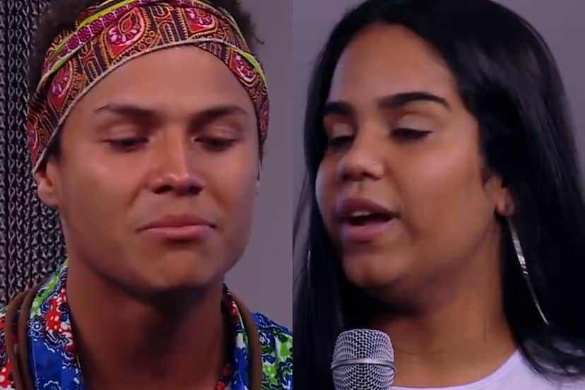 Danrley e a namorada na Globo (Foto: Reprodução) Danrley e a namorada na Globo (Foto: Reprodução)