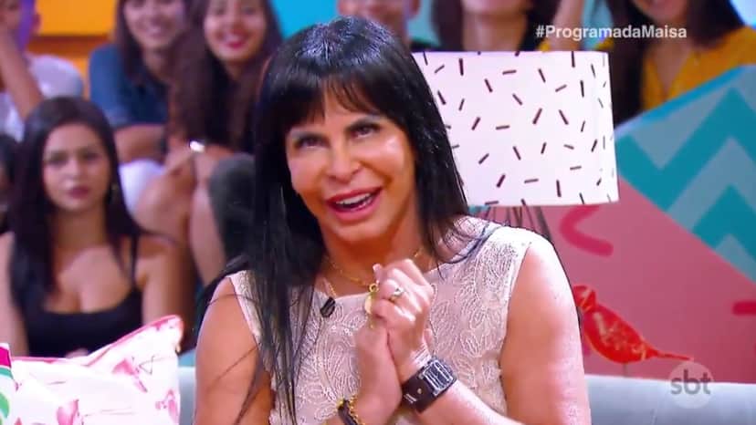 Gretchen durante participação no Programa da Maisa (Foto: Reprodução) Gretchen durante participação no Programa da Maisa (Foto: Reprodução)