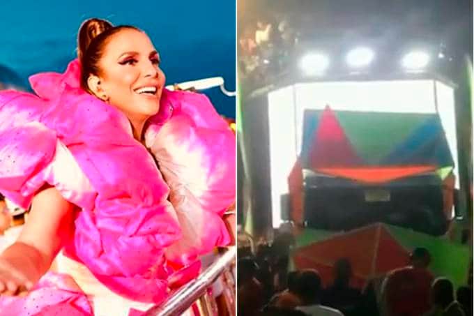 Ivete Sangalo interrompeu o show para ajudar uma ambulante (Foto: Reprodução) Ivete Sangalo interrompeu o show para ajudar uma ambulante (Foto: Reprodução)