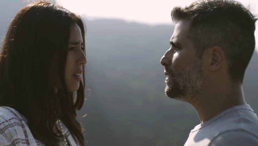 Laura e Gabriel na novela O Sétimo Guardião (Foto: Reprodução/Globo) Laura e Gabriel na novela O Sétimo Guardião (Foto: Reprodução/Globo)