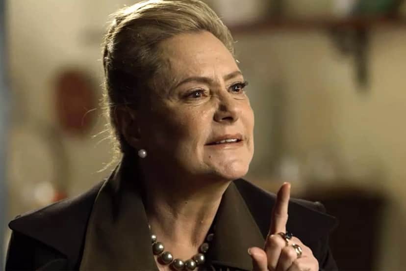 Mirtes em cena da novela O Sétimo Guardião, da Globo (Foto: Reprodução) Mirtes em cena da novela O Sétimo Guardião, da Globo (Foto: Reprodução)
