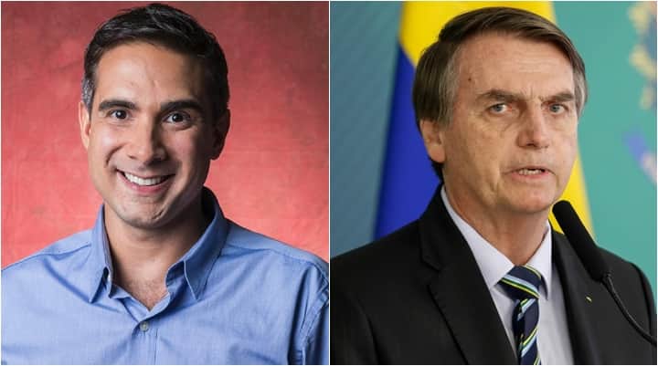Gustavo Villani ironizou Bolsonaro. (Foto: Montagem/Reprodução) Gustavo Villani ironizou Bolsonaro. (Foto: Montagem/Reprodução)