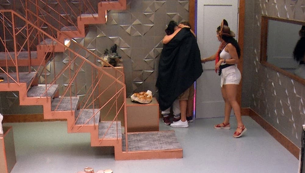 Rízia e Tarzan no BBB 19 (Foto: Reprodução) Rízia e Tarzan no BBB 19 (Foto: Reprodução)