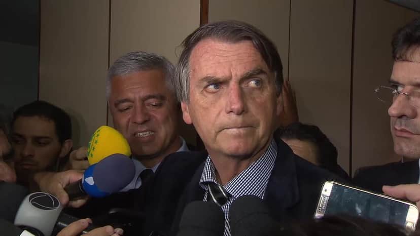 O presidente Jair Bolsonaro durante campanha, no ano passado (Foto: Reprodução) O presidente Jair Bolsonaro durante campanha, no ano passado (Foto: Reprodução)